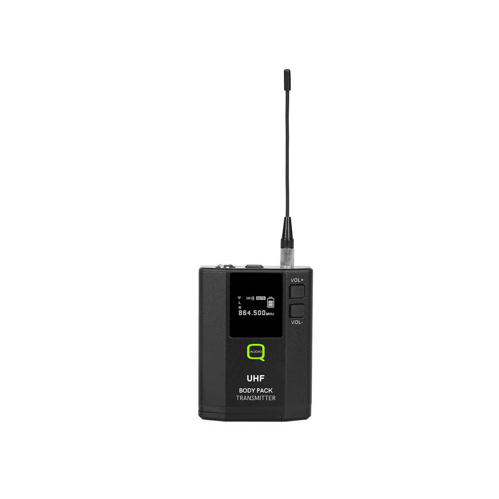 Q-Audio 6-Way Headworn & Lapel Wireless Microphone System with Antenna Distribution